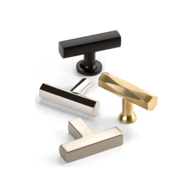 86729US19 - Tribeca 2" Bar Cabinet Knob - Art Deco Collection - Flat Black