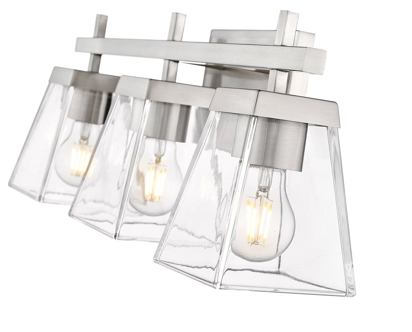 819-3V-BN - Lauren 3 Light 22" Vanity - Brushed Nickel