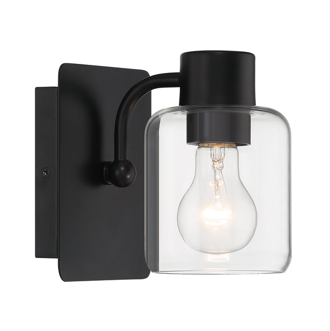 17705FB1 - Rori 1 Light 6.5" High Wall Sconce - Flat Black