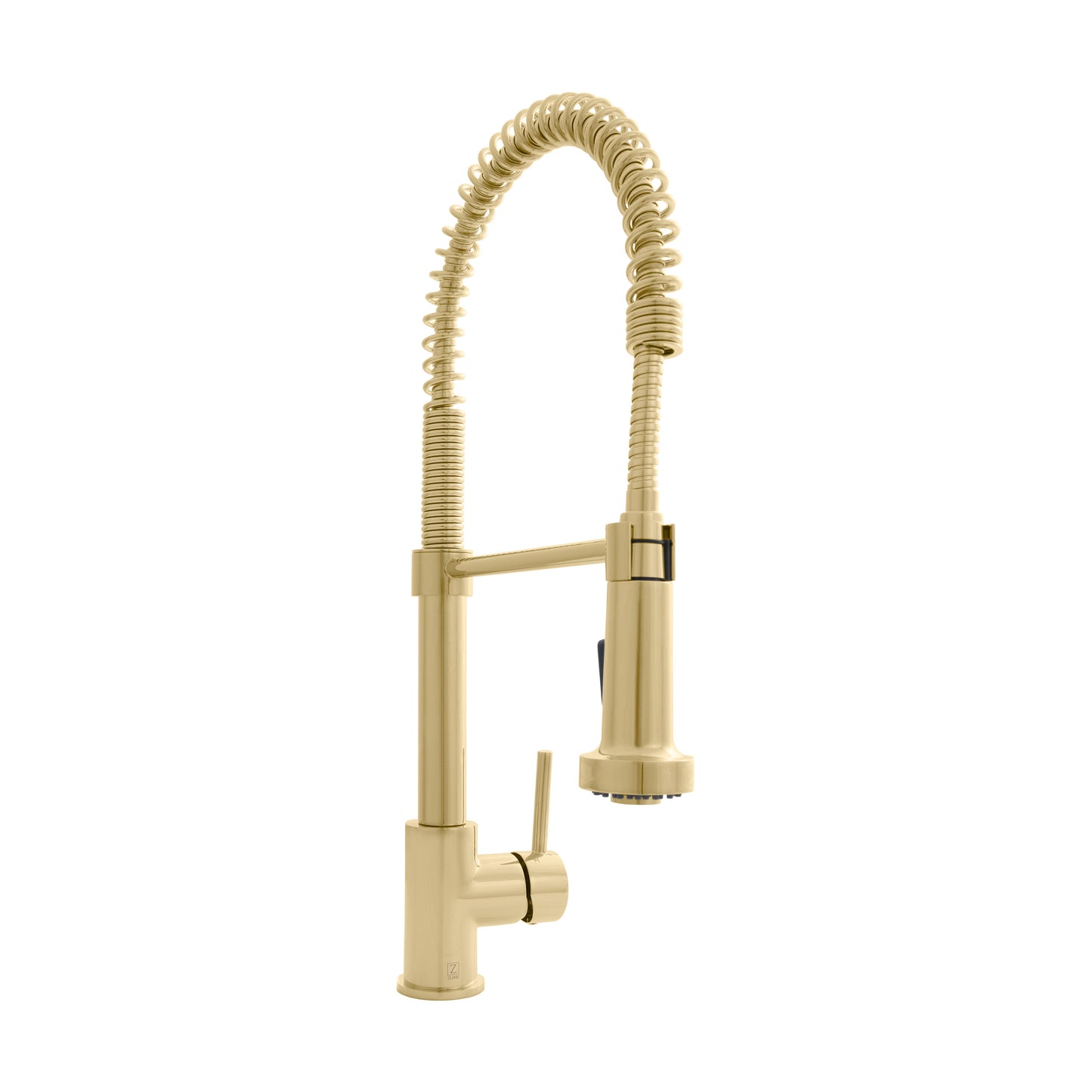 APL-KF-PG - Apollo Pull Down Spring Kitchen Faucet in Polished Gold