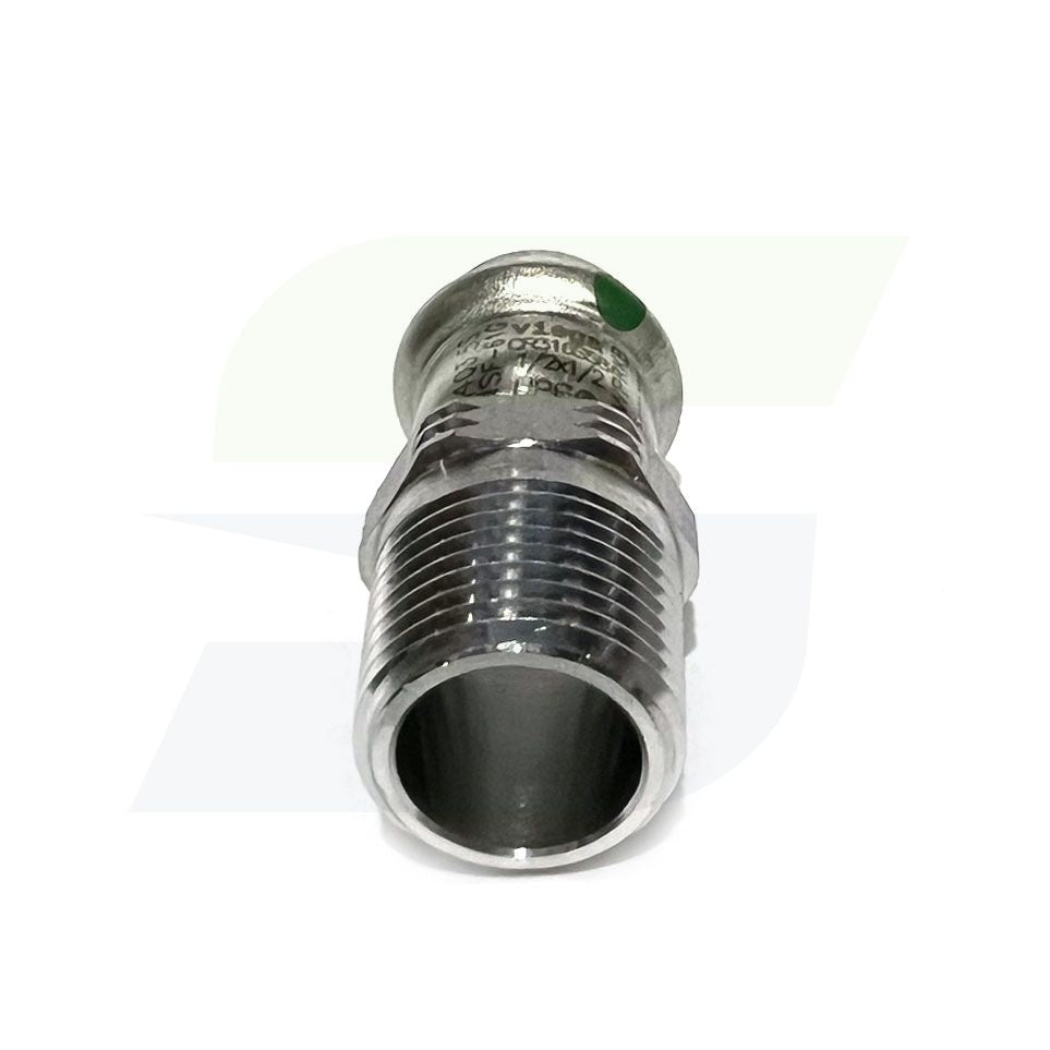80010 - 1/2" ProPress 316 Stainless Steel Male Adapter