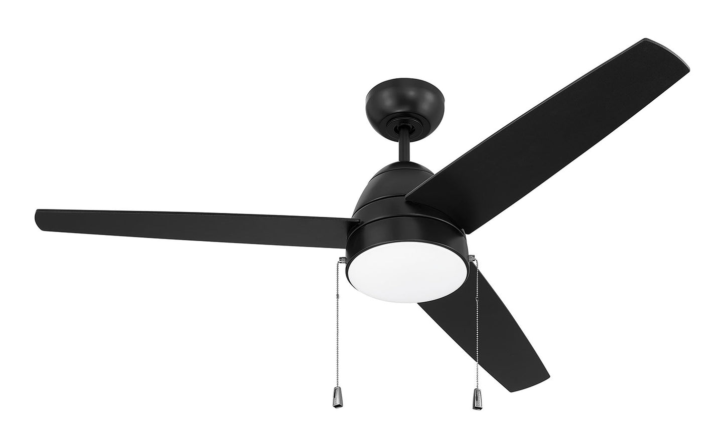 CZY52FB3 - Cozy 52" 3-Blade Ceiling Fan 52" 3 Blade Ceiling Fan with Light Kit - Flat Black
