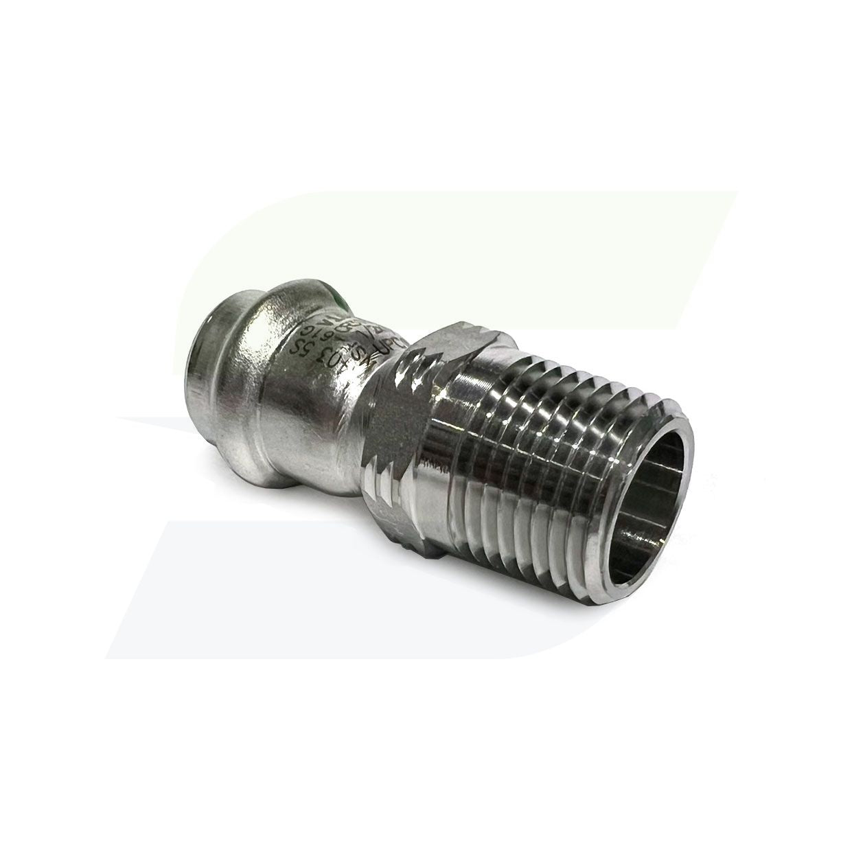 80010 - 1/2" ProPress 316 Stainless Steel Male Adapter