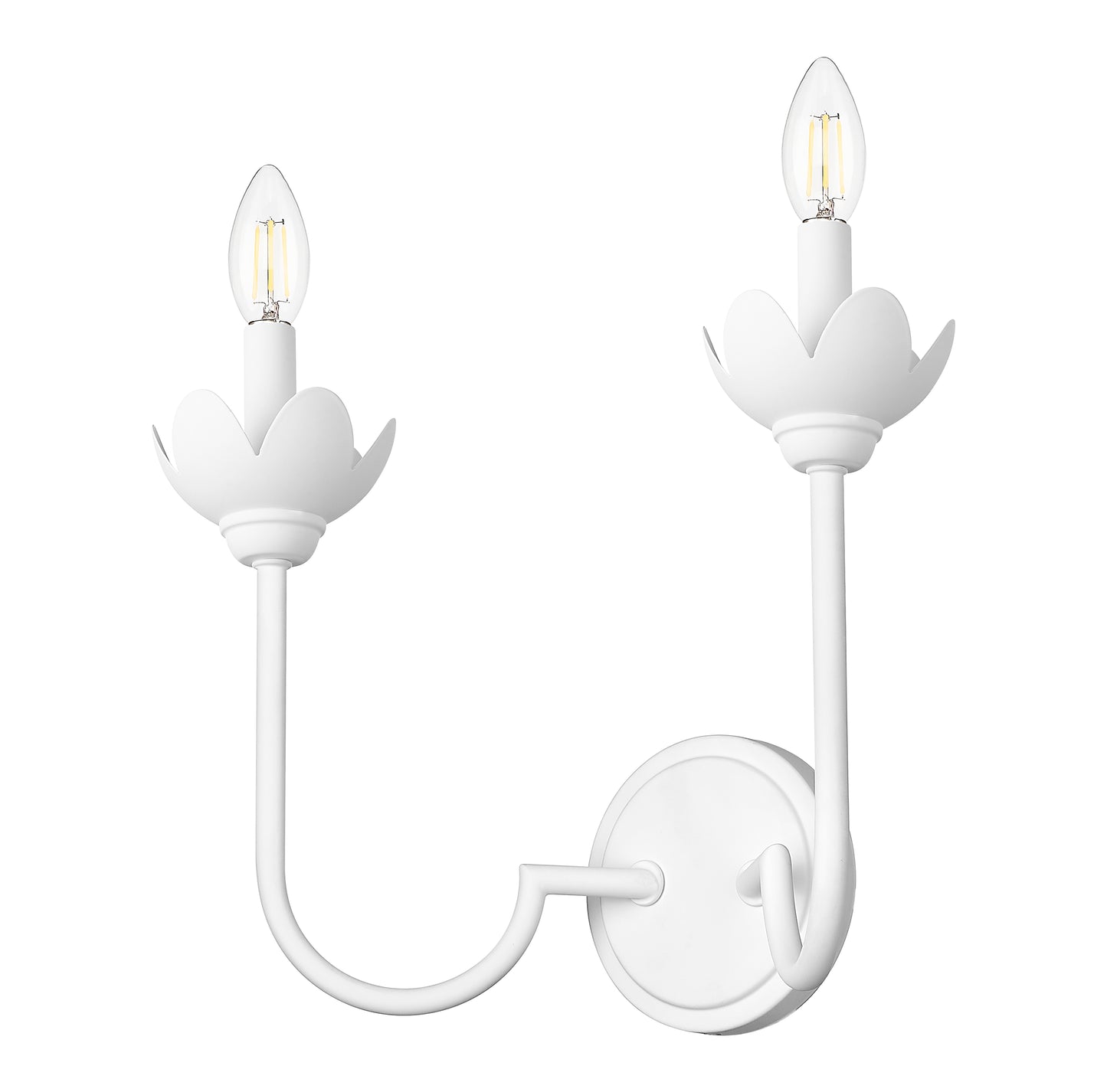 352-2S-TW - Allistair 2 Light Wall 12" Sconce - Tundra White