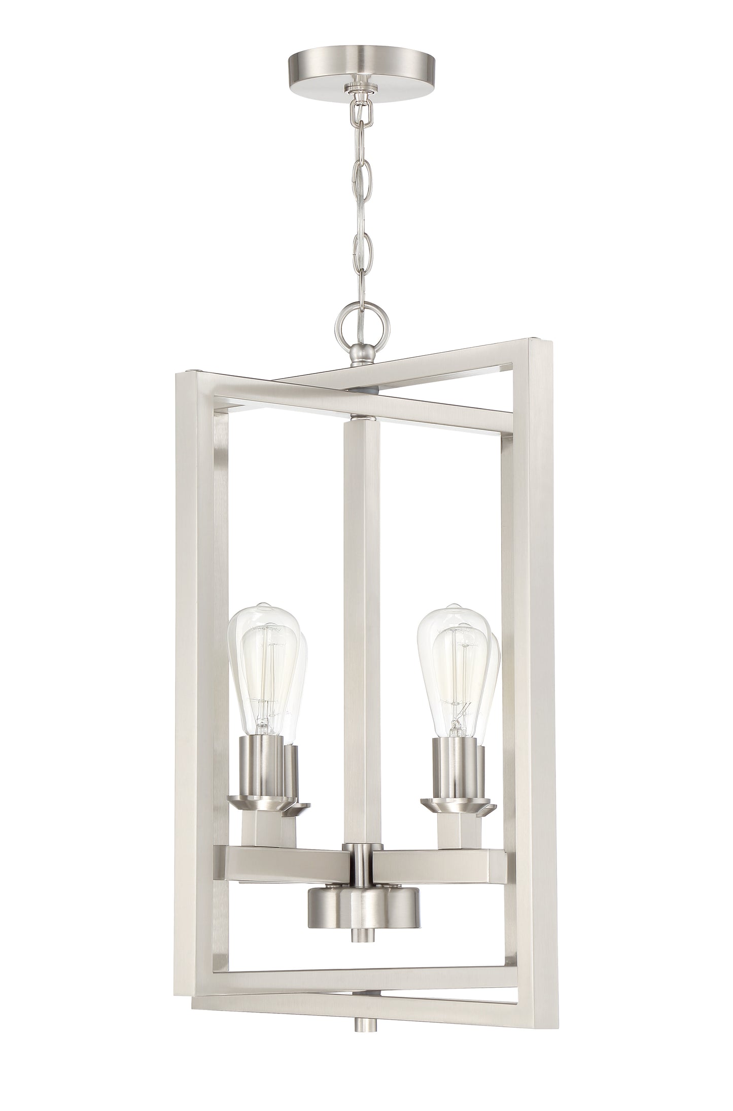 53134-BNK - Chicago 4 Light 18" Wide Foyer Light - Brushed Nickel