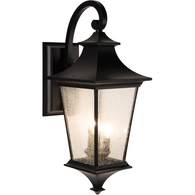 Z1374-MN - Argent 3 Light 26" High Outdoor Wall Lantern - Midnight