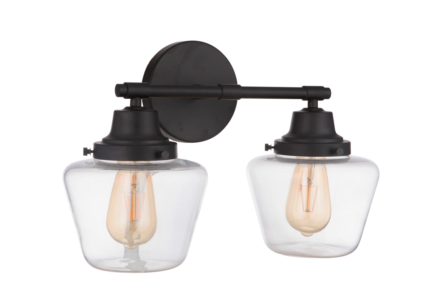 19518FB2 - Essex 2 Light 18" Wide Vanity Light - Flat Black