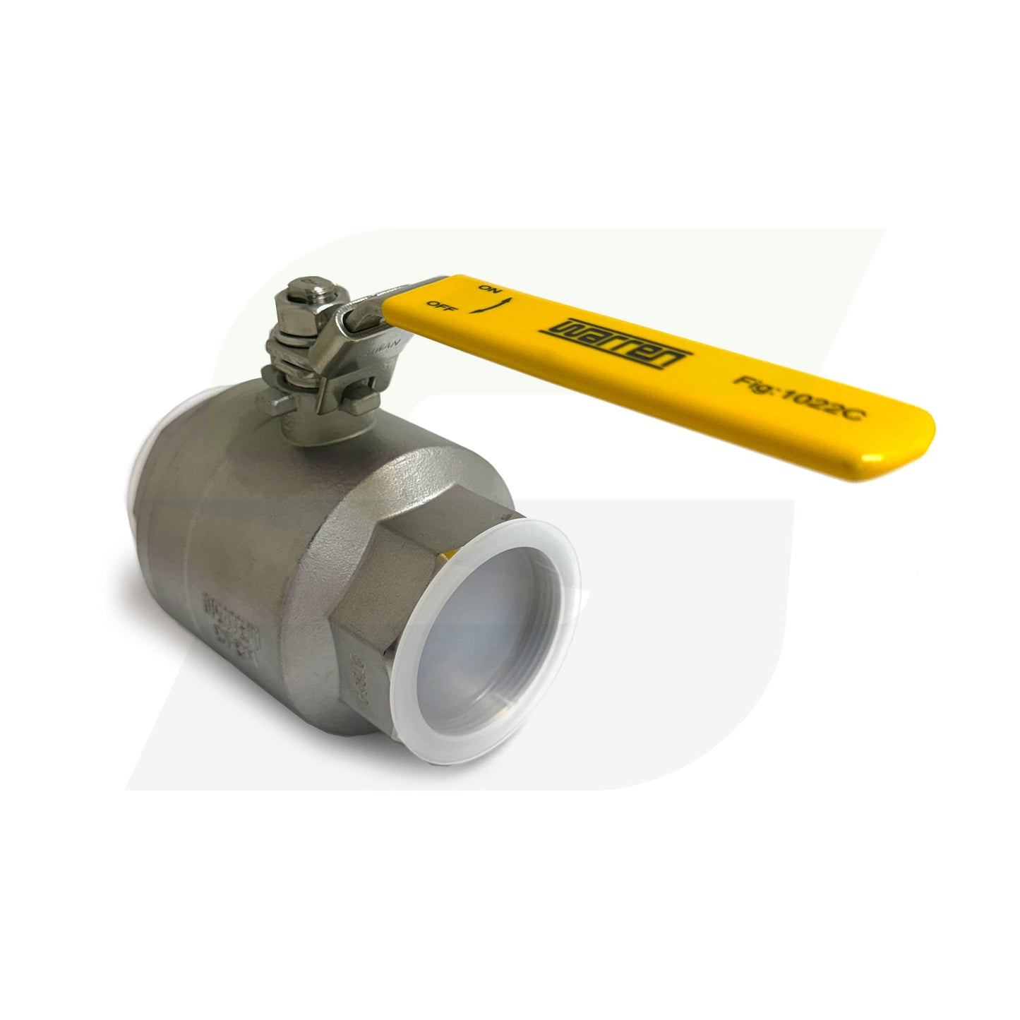 1" - 1022C 1000# WOG Two-Piece Threaded Stainless Ball Valve
