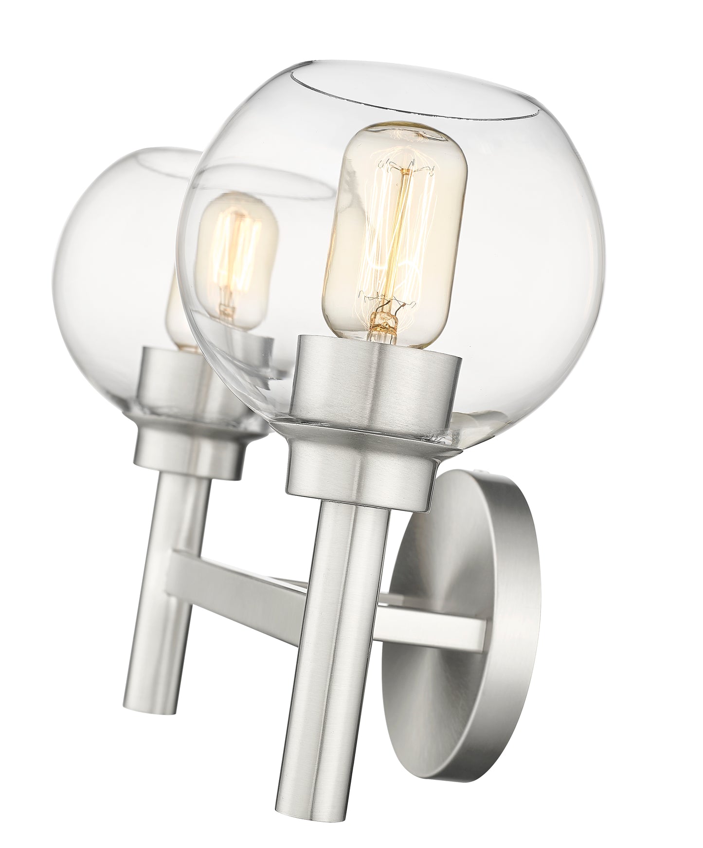 7502-2V-BN - Sutton 2 Light 16" Vanity - Brushed Nickel