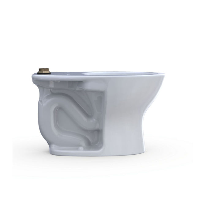 CT725CUG#01 - Commercial Floor Mounted Elongated Toilet with CEFIONTECT Ceramic Glaze - Cotton White