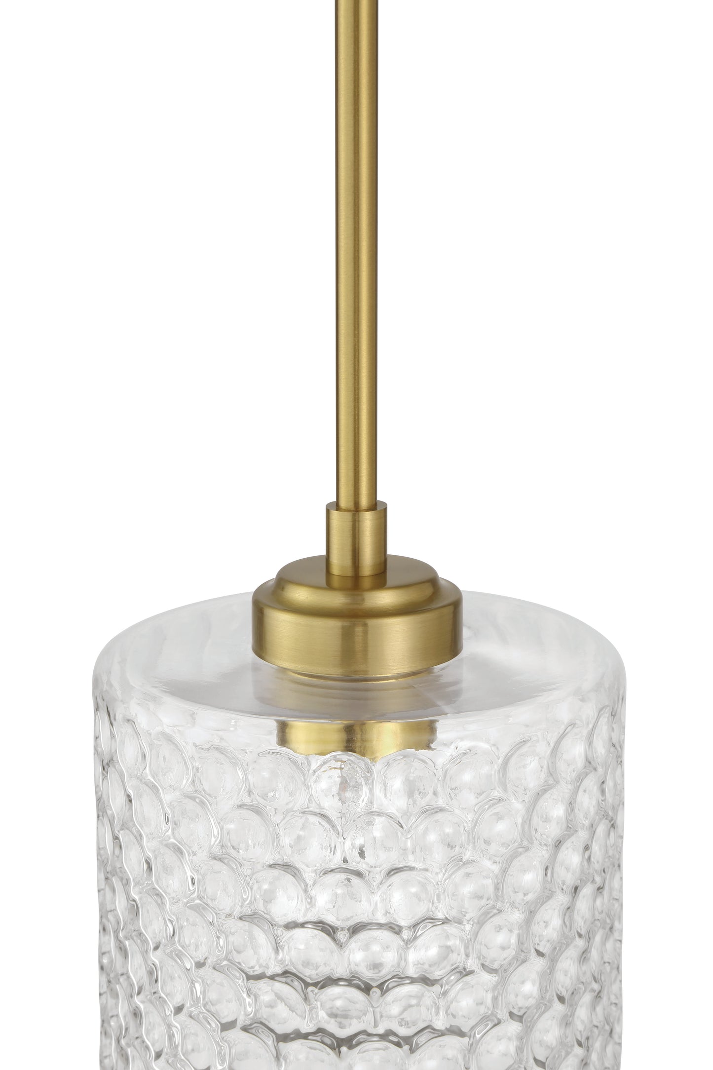 60591-SB - Claire 1 Light 6.5" Wide Mini Pendant - Satin Brass