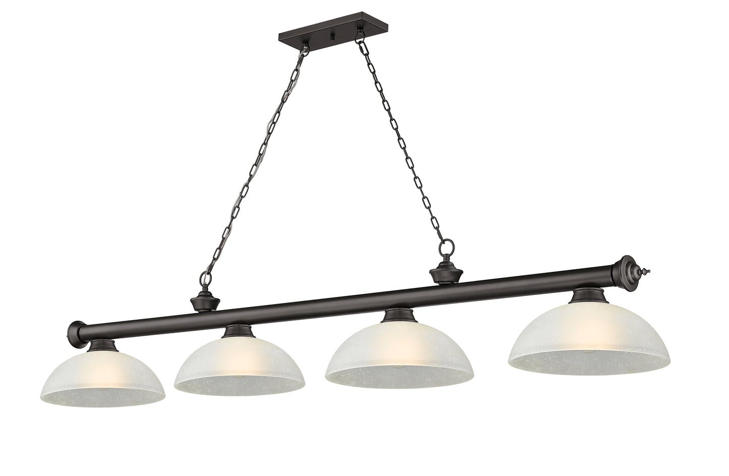 2306-4BRZ-DWL14 - Cordon 4 Light 81" Billiard - Bronze