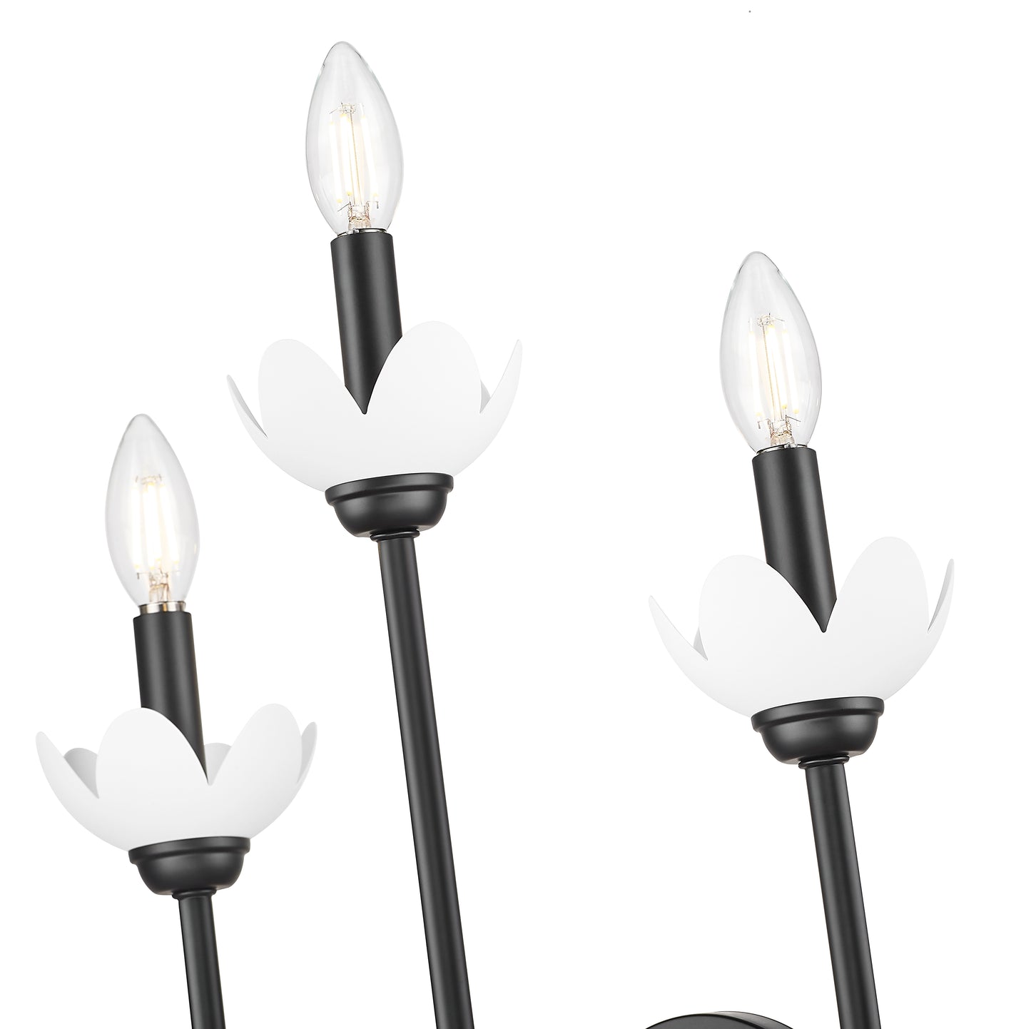 352-3S-MB - Allistair 3 Light Wall 16" Sconce - Matte Black
