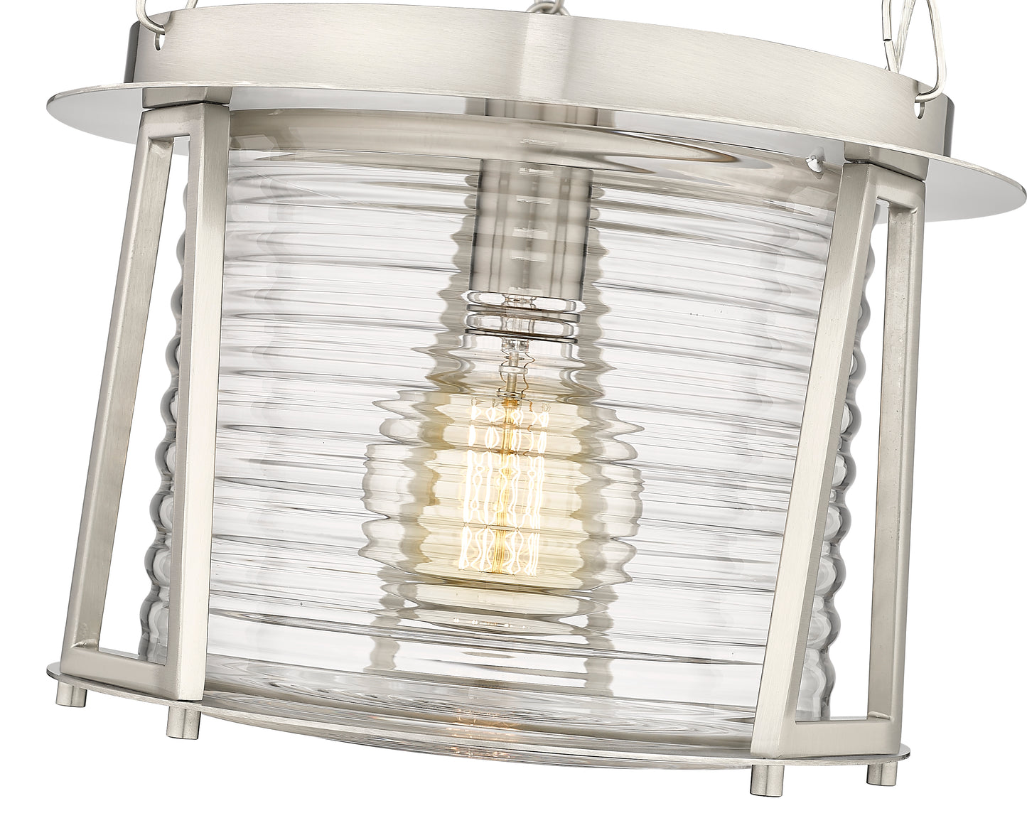 7503P13-BN - Cape Harbor 1 Light 13" Pendant - Brushed Nickel
