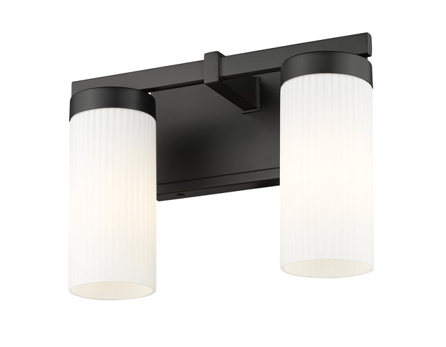 3044-2V-MB - Danica 2 Light 12" Vanity - Matte Black