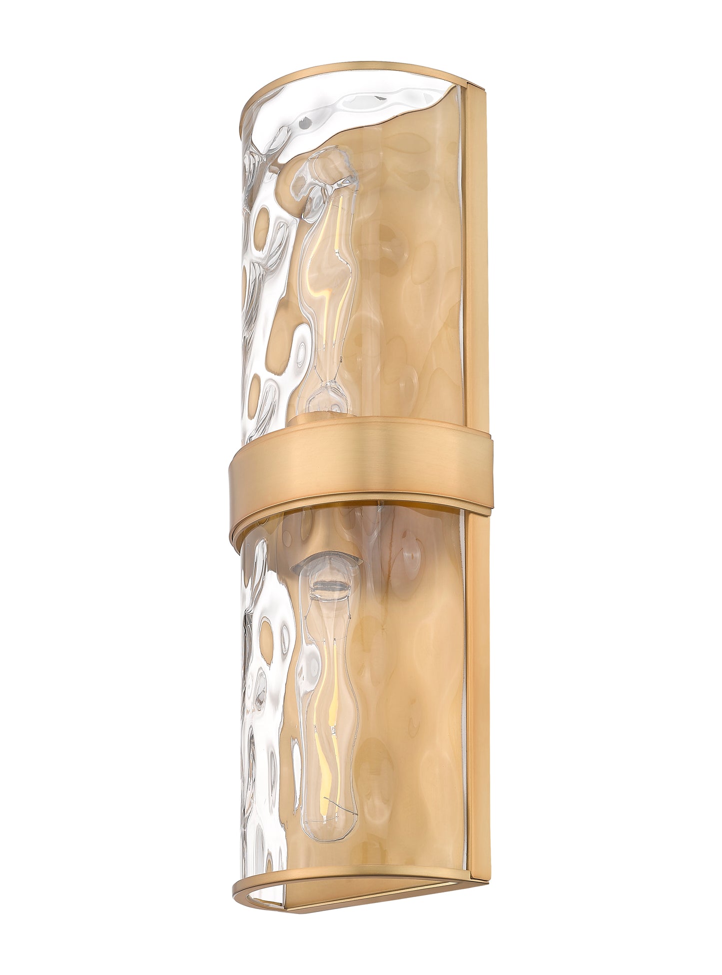 3053-2SL-RB - Meridian 2 Light Wall 18" Sconce - Rubbed Brass