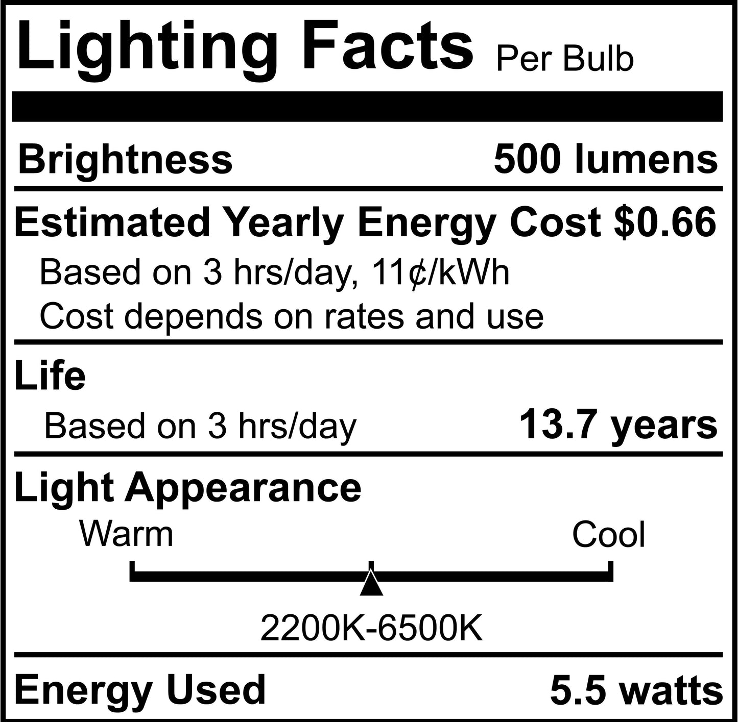 290111 - Milky A19 Wi-Fi Smart LED Light Bulb - 5.5 Watt - Adjustable Color Temperature