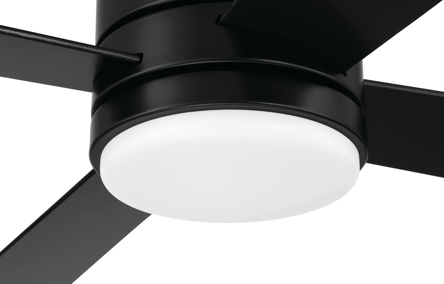 MCY52FB4 - McCoy 52 4 Blade 52" 4 Blade Ceiling Fan with Light Kit - Flat Black