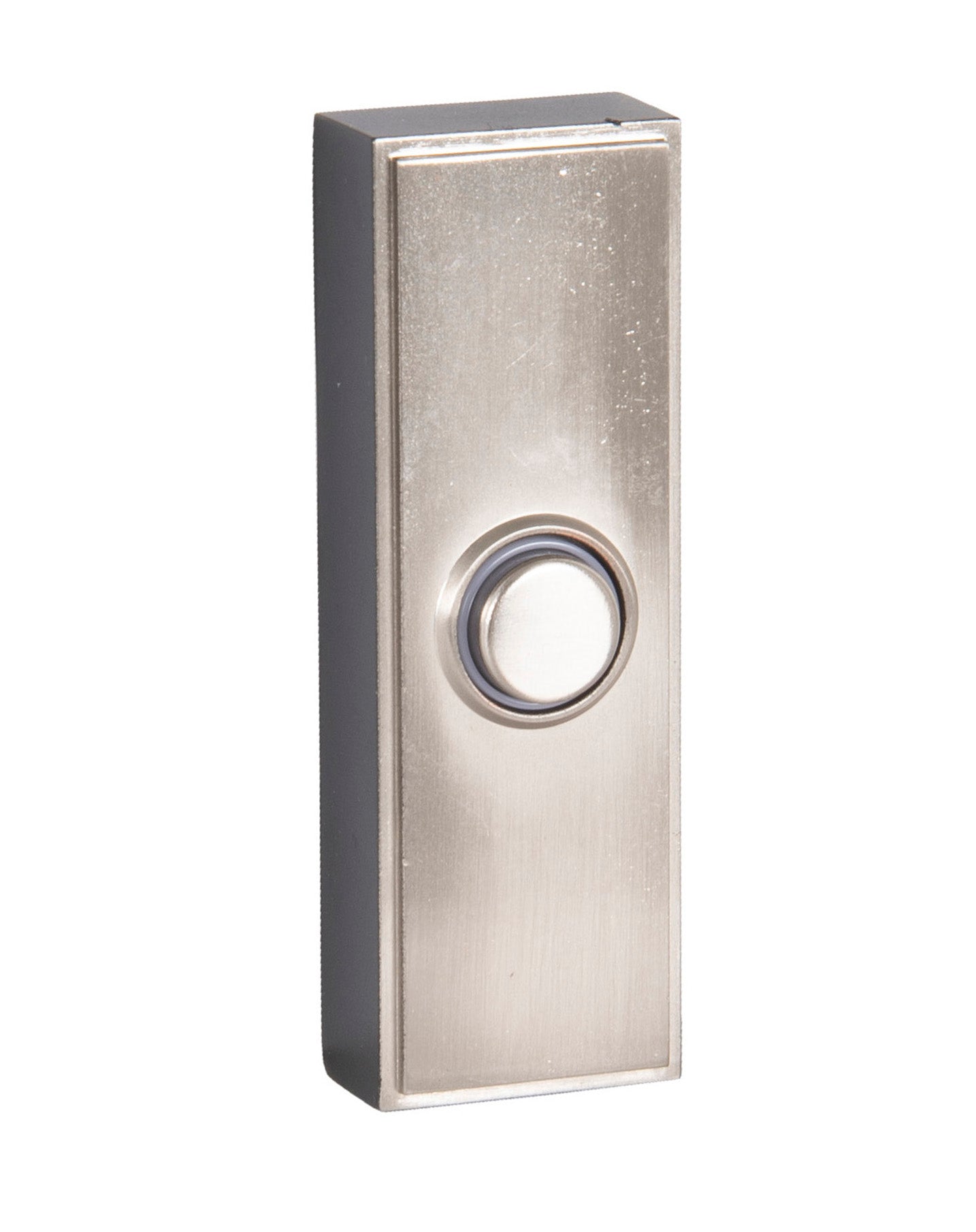 PB5011-BNK - Push Button-Surface Mount 1 Light 1.24" Wide Chime Button - Brushed Nickel
