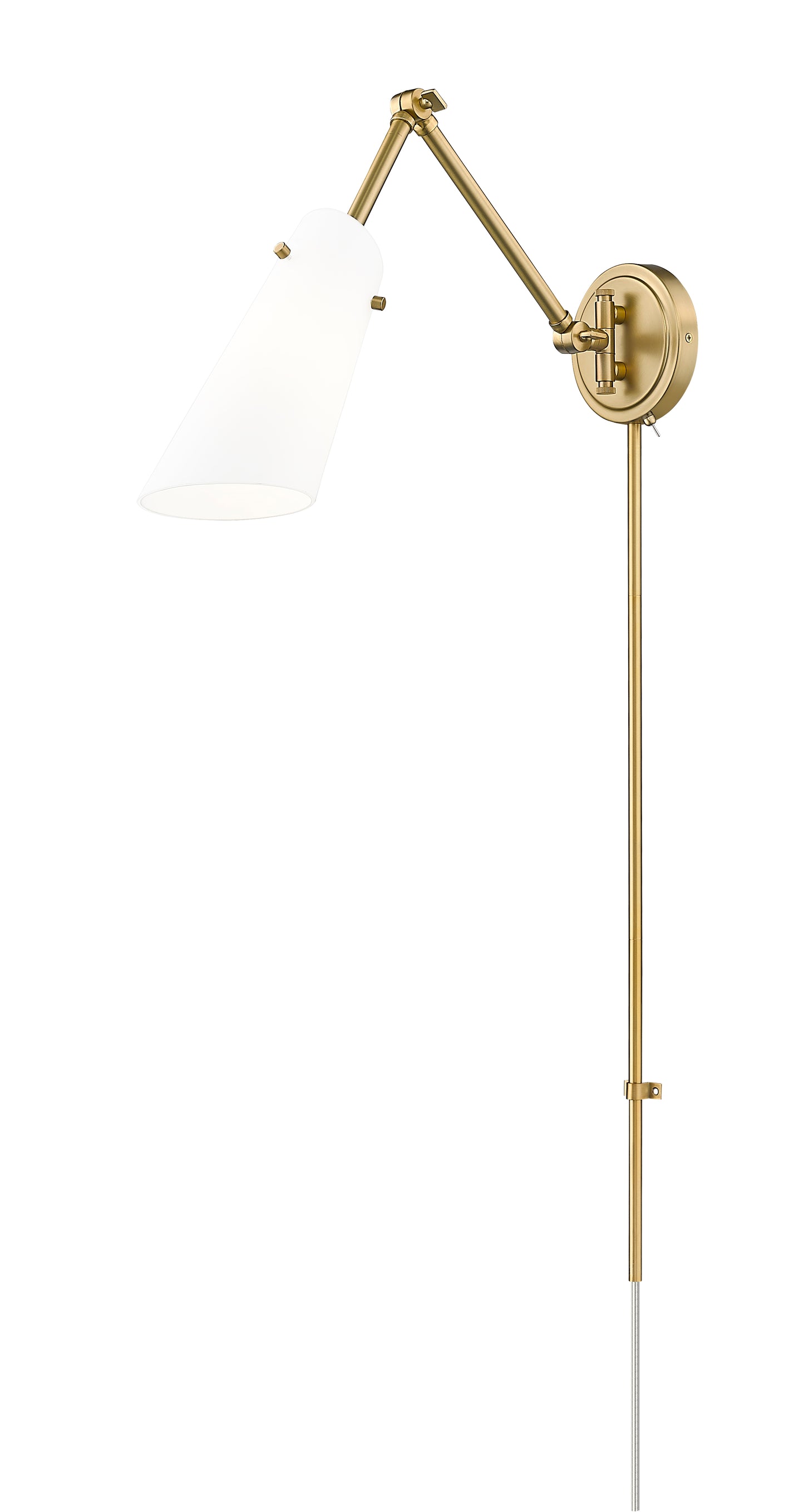 350S-MGLD - Julia 1 Light Wall 5" Sconce - Modern Gold