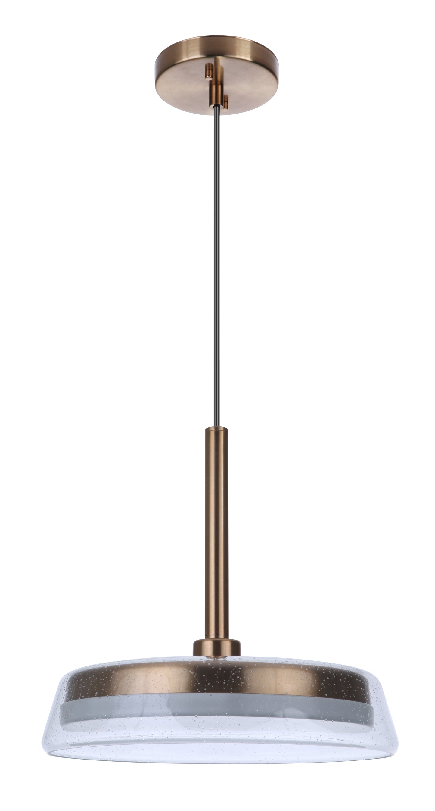 55192-SB-LED - Centric 1 Light 14" Wide Pendant - Satin Brass