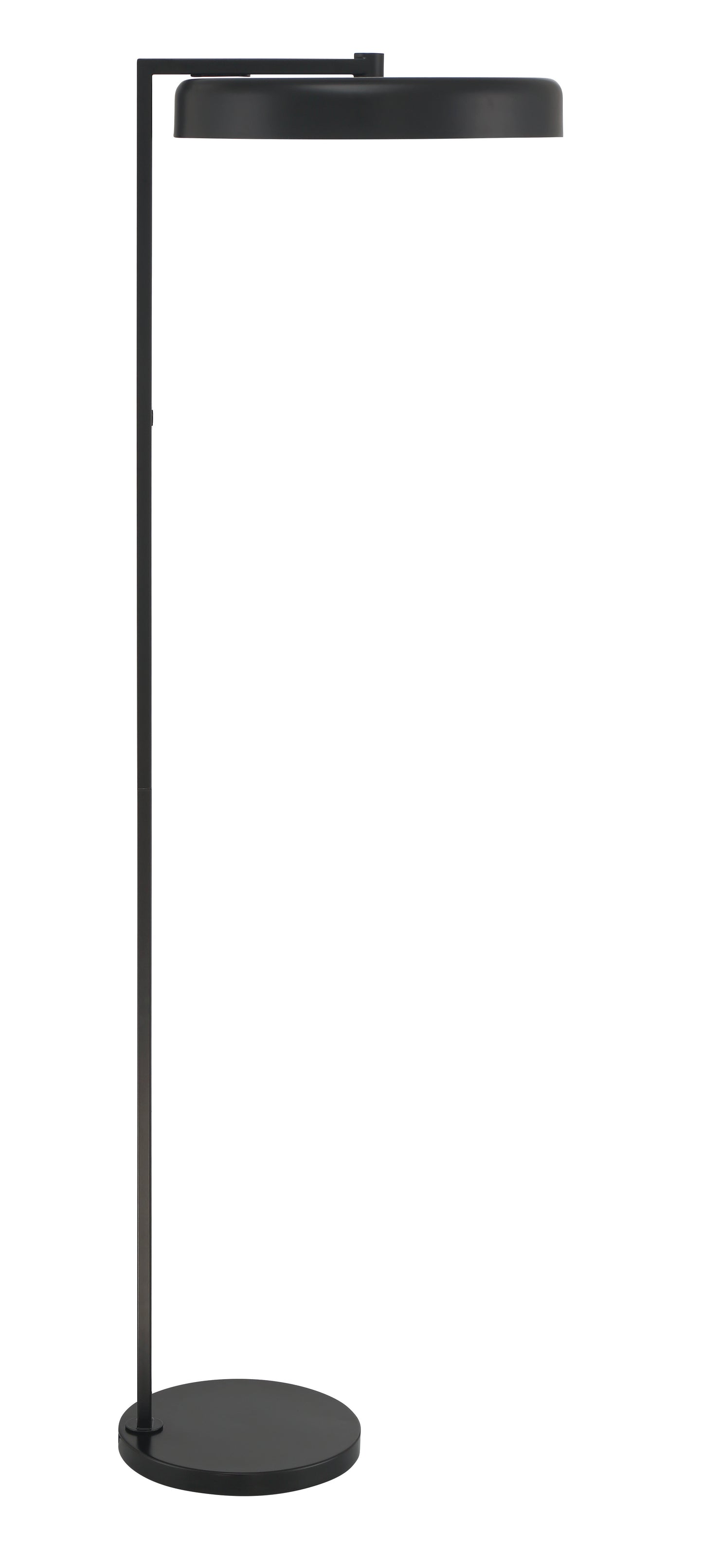 87025FB-F - Keeva 1 Light 57" High Floor Lamp - Flat Black