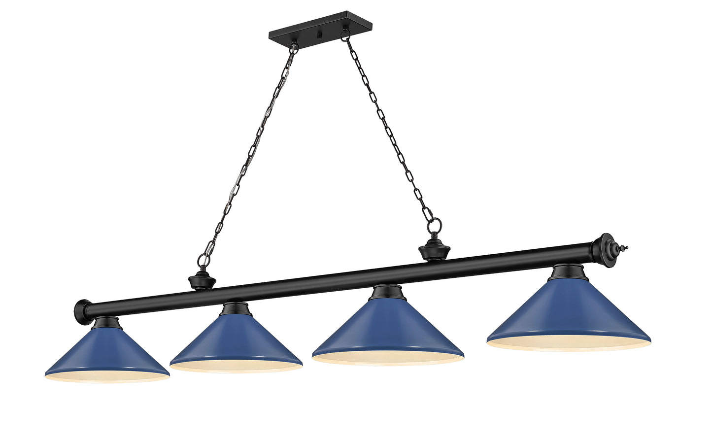 2306-4MB-MNB - Cordon 4 Light 82" Billiard - Matte Black