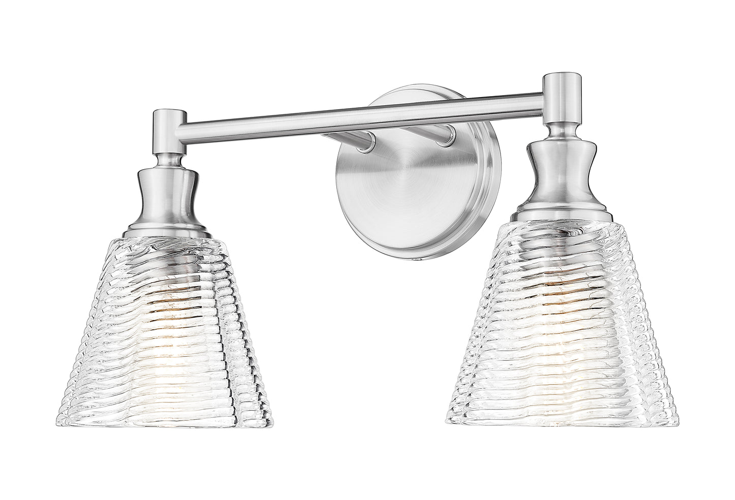 7704-2V-BN - Auden 2 Light 18" Vanity - Brushed Nickel