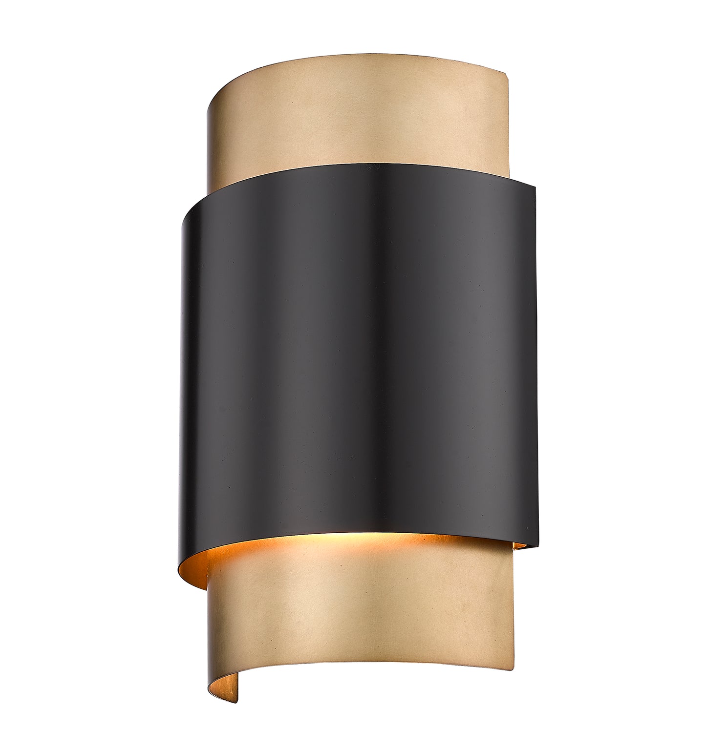739S-BRZ-RB - Harlech 2 Light Wall 13" Sconce - Bronze / Rubbed Brass