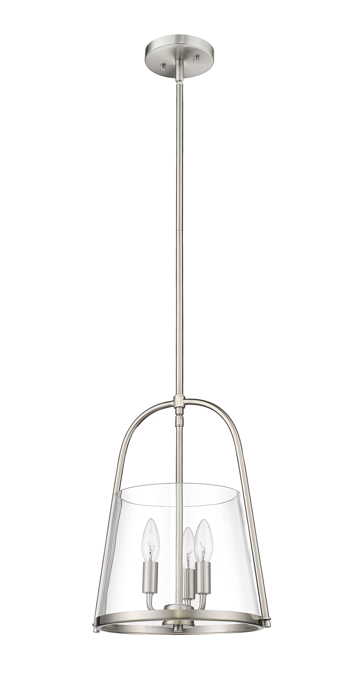 3041P12-BN - Archis 3 Light 12" Pendant - Brushed Nickel