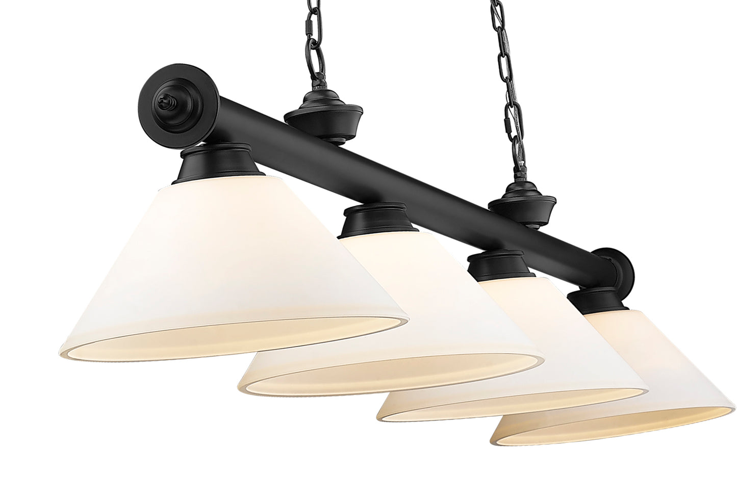 2306-4MB-AMO14 - Cordon 4 Light 81" Billiard - Matte Black