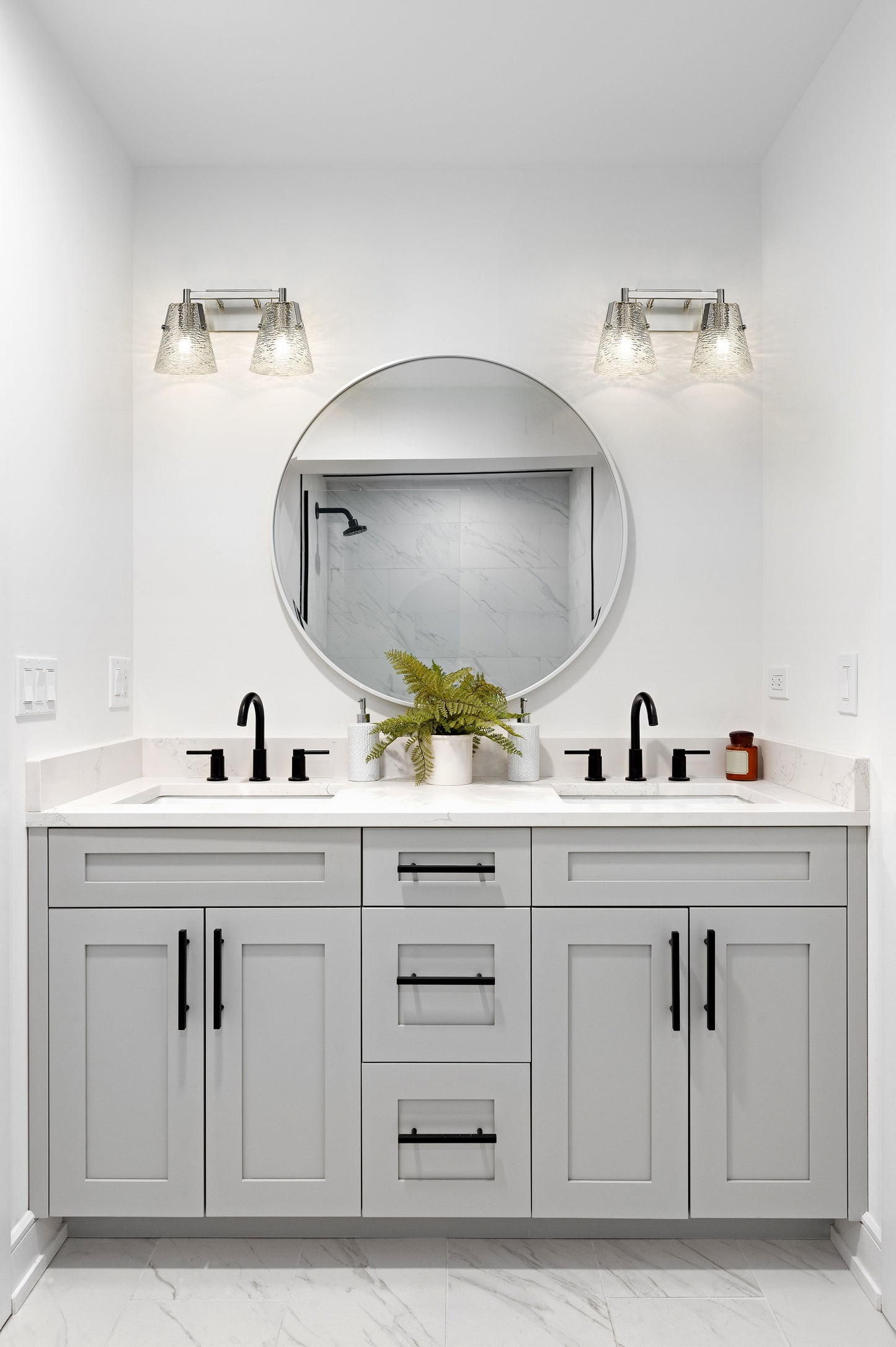 1101-2V-BN - Analia 2 Light 16" Vanity - Brushed Nickel