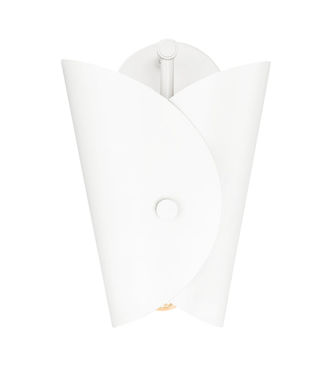 1951-1S-MW - Salone 1 Light Wall 12" Sconce - Matte White