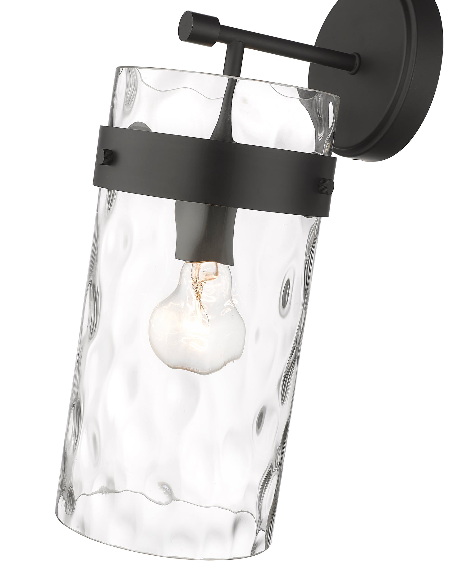 3035-1SL-MB - Fontaine 1 Light Wall 16" Sconce - Matte Black