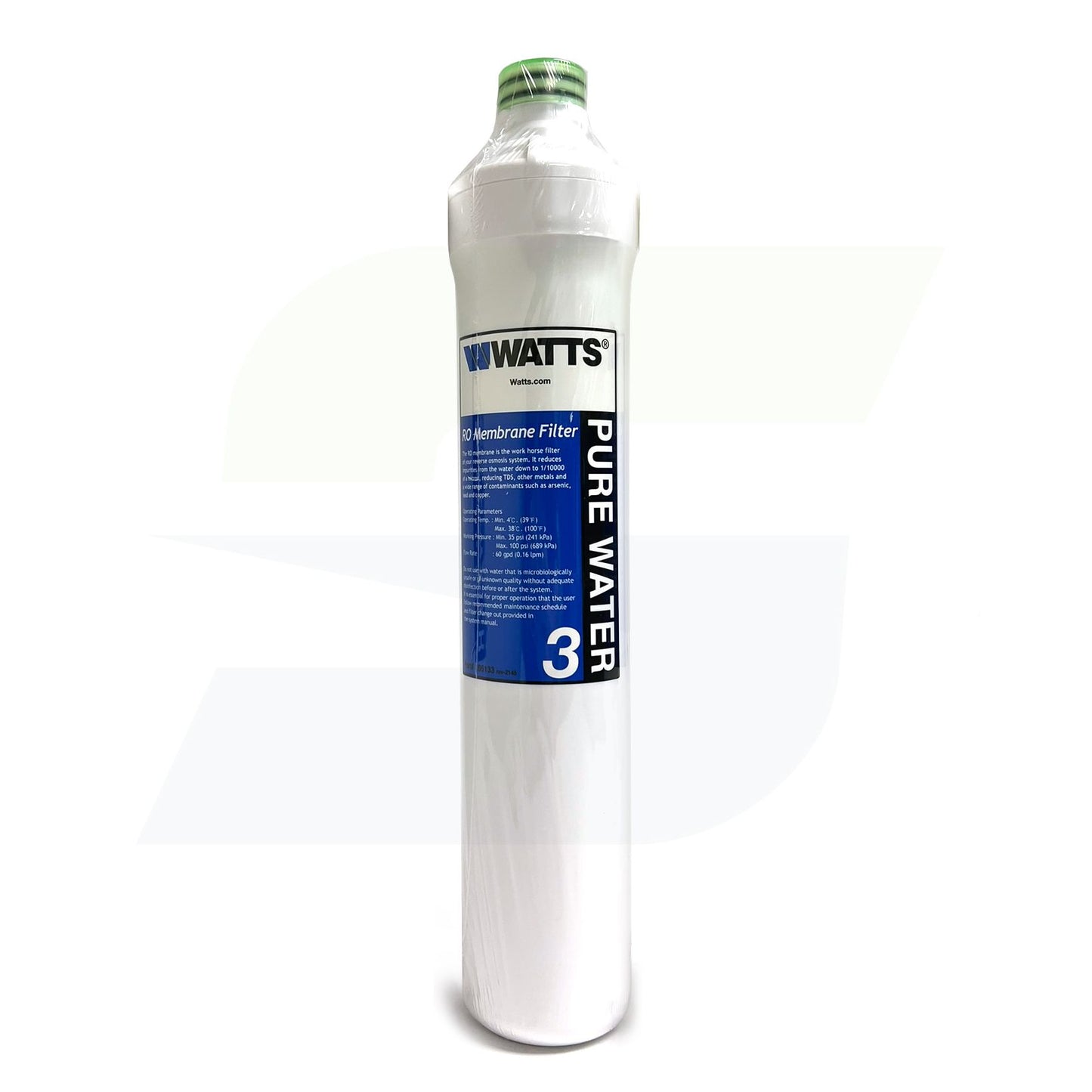 PWMEMKC60 - 60 Gallon Per Day Replacement RO Membrane Filter - 7100125