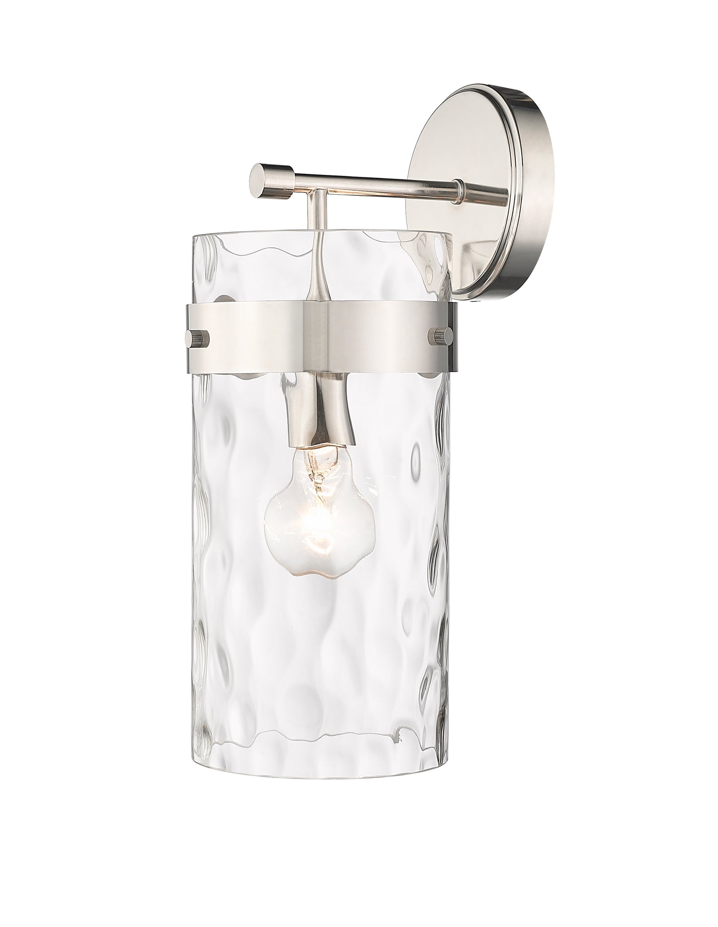3035-1SL-PN - Fontaine 1 Light Wall 16" Sconce - Polished Nickel