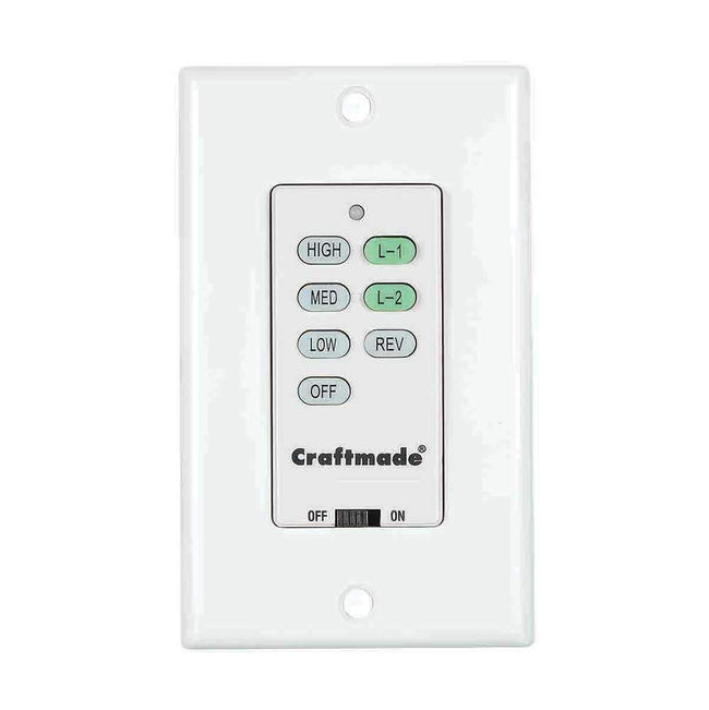ICS-WALL - Fan and Light Control, 1.5 Amp, Black Wall Control