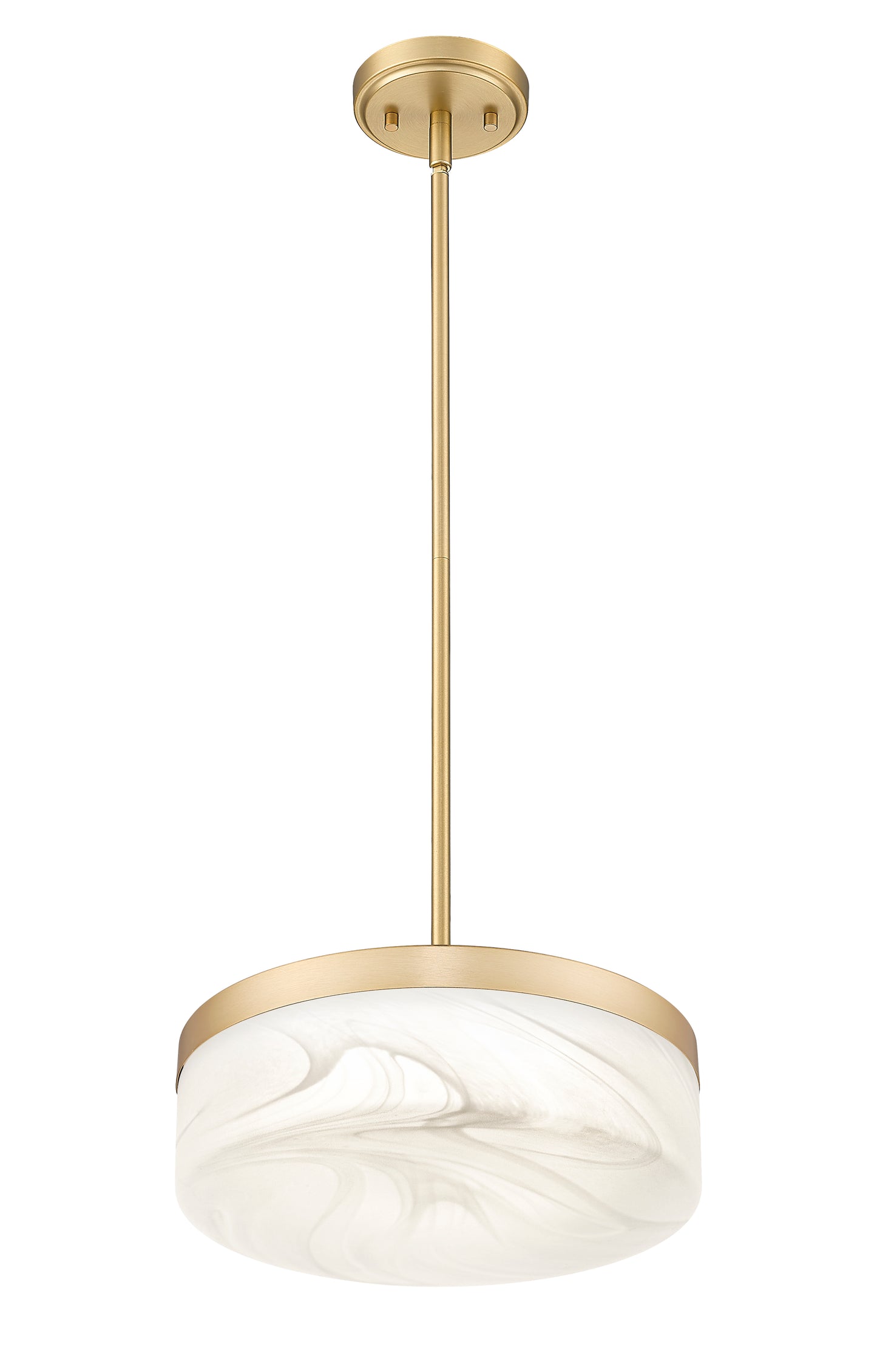 827P13-MGLD-LED - Renaud 1 Light 13" Pendant - Modern Gold