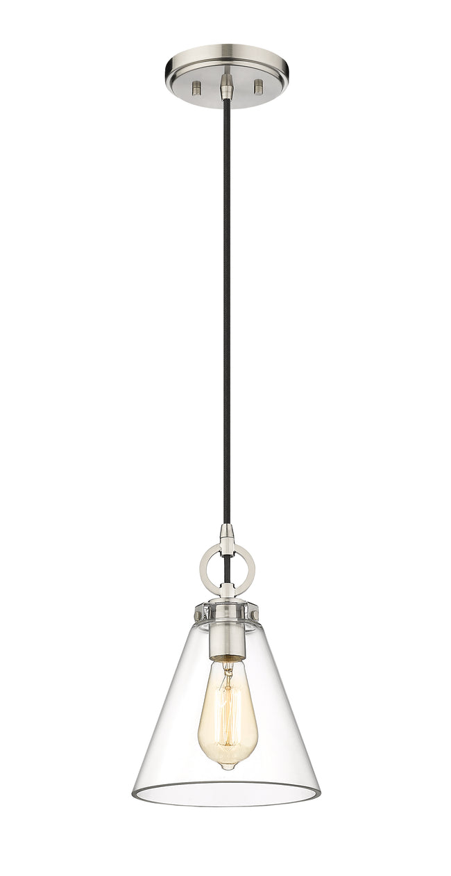 3034P8-BN - Harper 1 Light 8" Pendant - Brushed Nickel