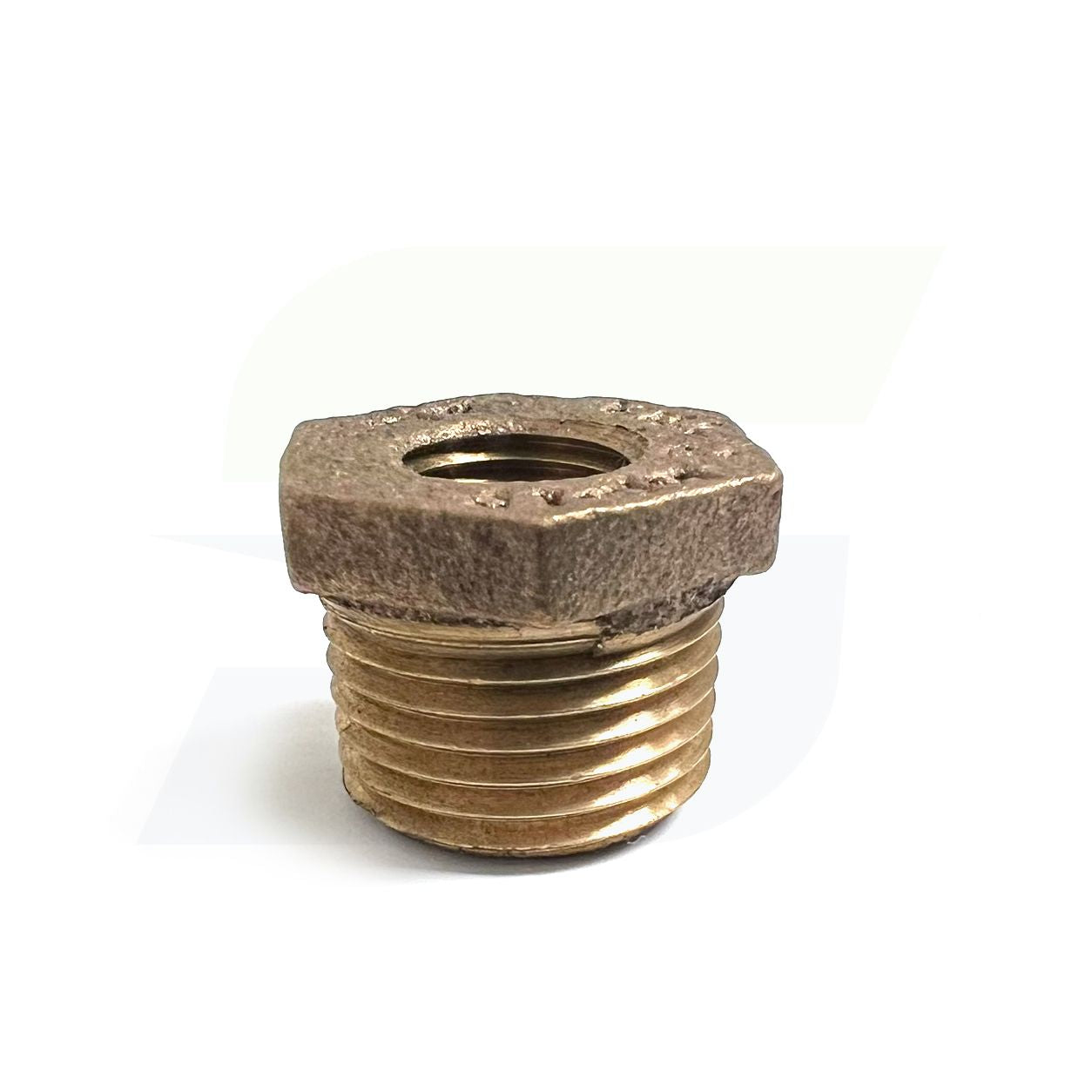 1/2" x 1/4" Lead Free Brass Reducing Hex Bushing
