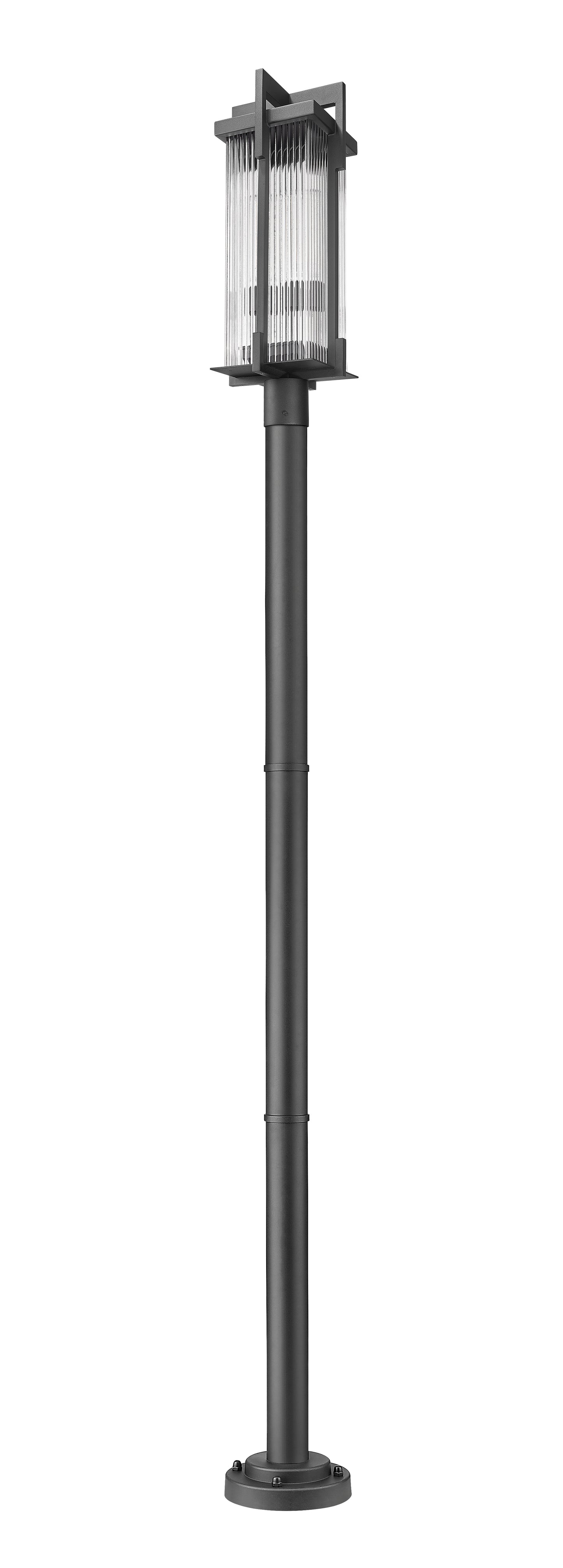 5031PHBR-567P-BK - Fortis 2 Light 99" Post Light - Sand Black