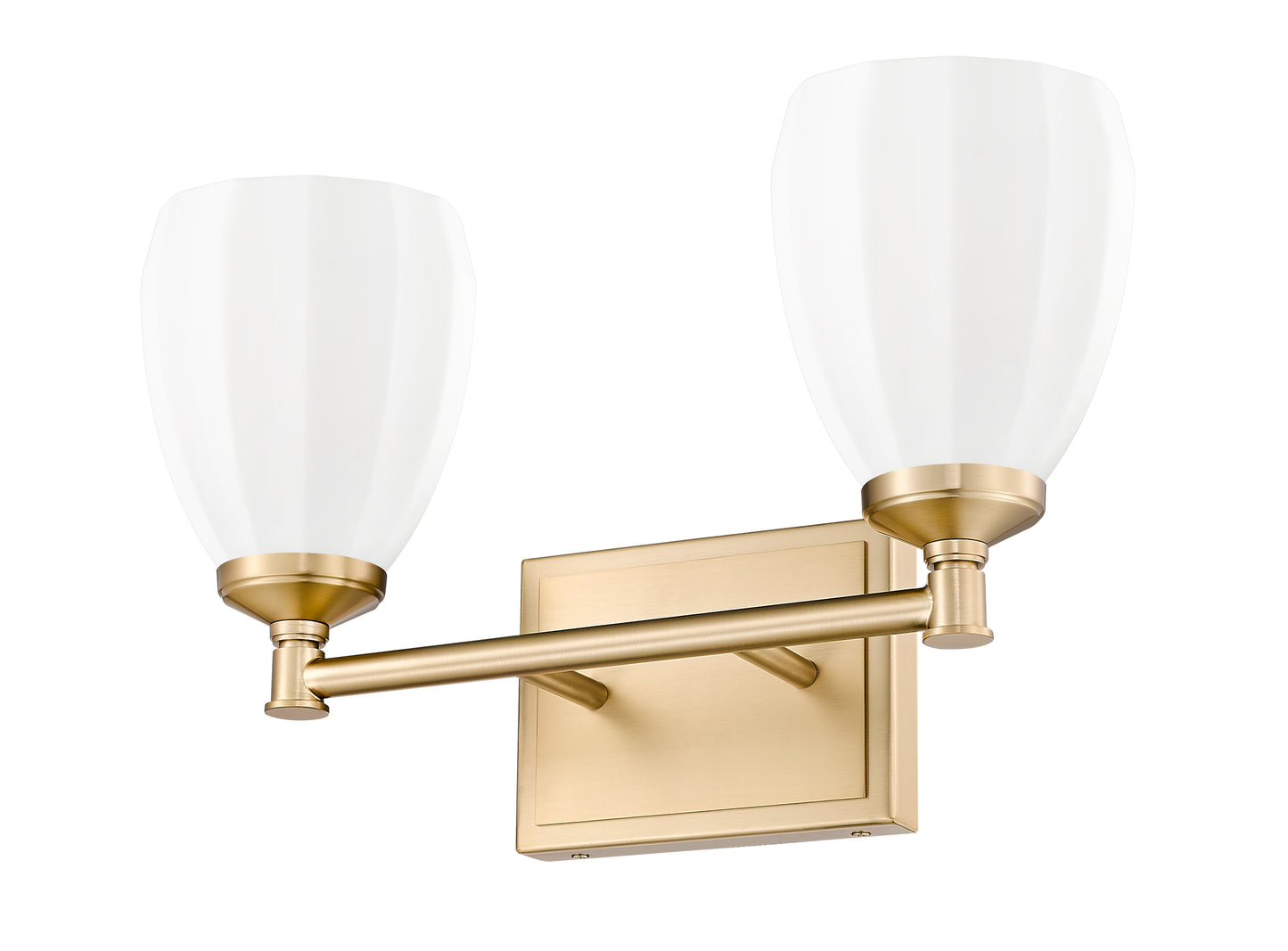 7004-2V-MGLD - Oren 2 Light 16" Vanity - Modern Gold