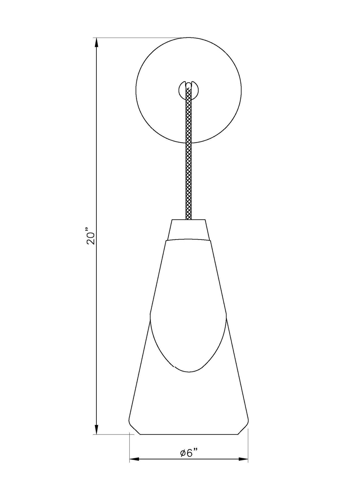 828-1S-MB - Aimie 1 Light Wall 20" Sconce - Matte Black