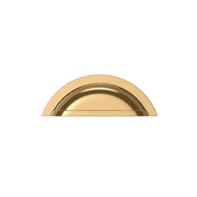 4424031 - 4" Centers - Cup Pull - Unlacquered Brass
