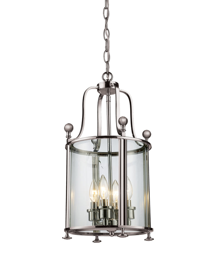 191-4 - Wyndham 4 Light 12" Pendant - Brushed Nickel