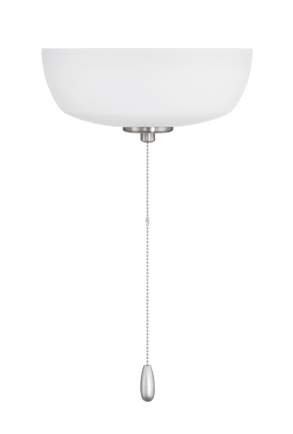 LK2601-2LWF-BNK - 2 Light Bowl Light Kit in Brushed Polished Nickel (White Frost Glass)
