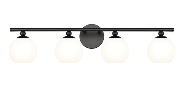 1100-4V-MB - Neoma 4 Light 30" Vanity - Matte Black