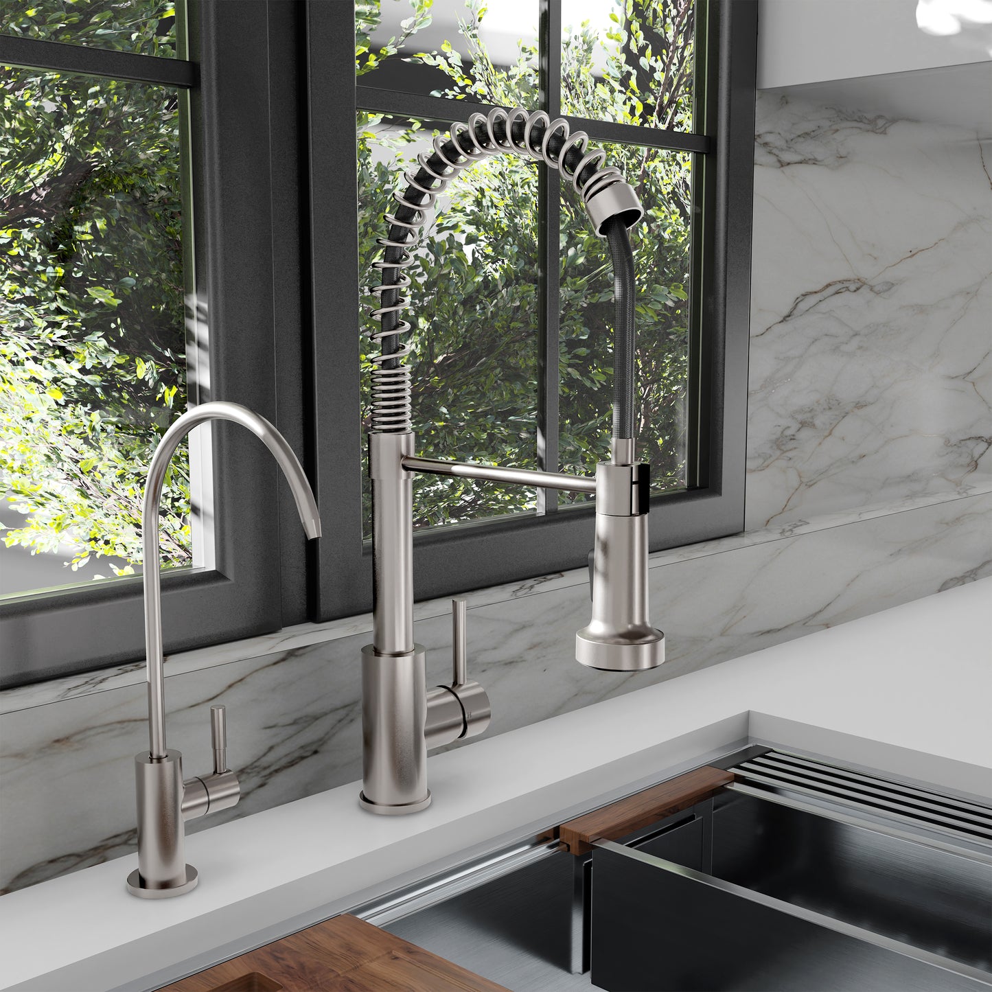 RBCN1-FBV-BN - Rubicon Single Handle Drink Faucet in Brushed Nickel