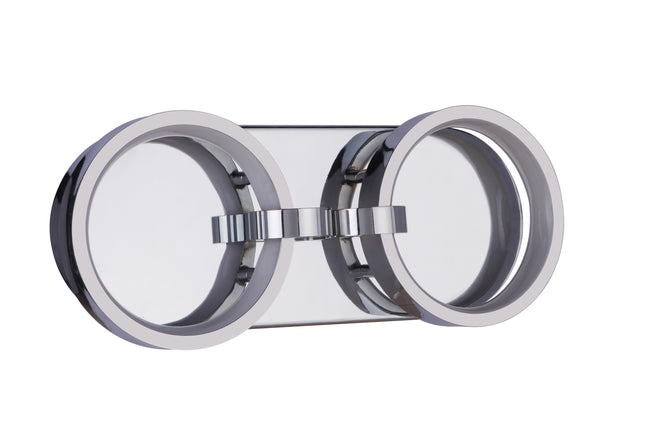 59302-CH-LED - Context 2 Light 15" Wide LED Vanity Light - Chrome