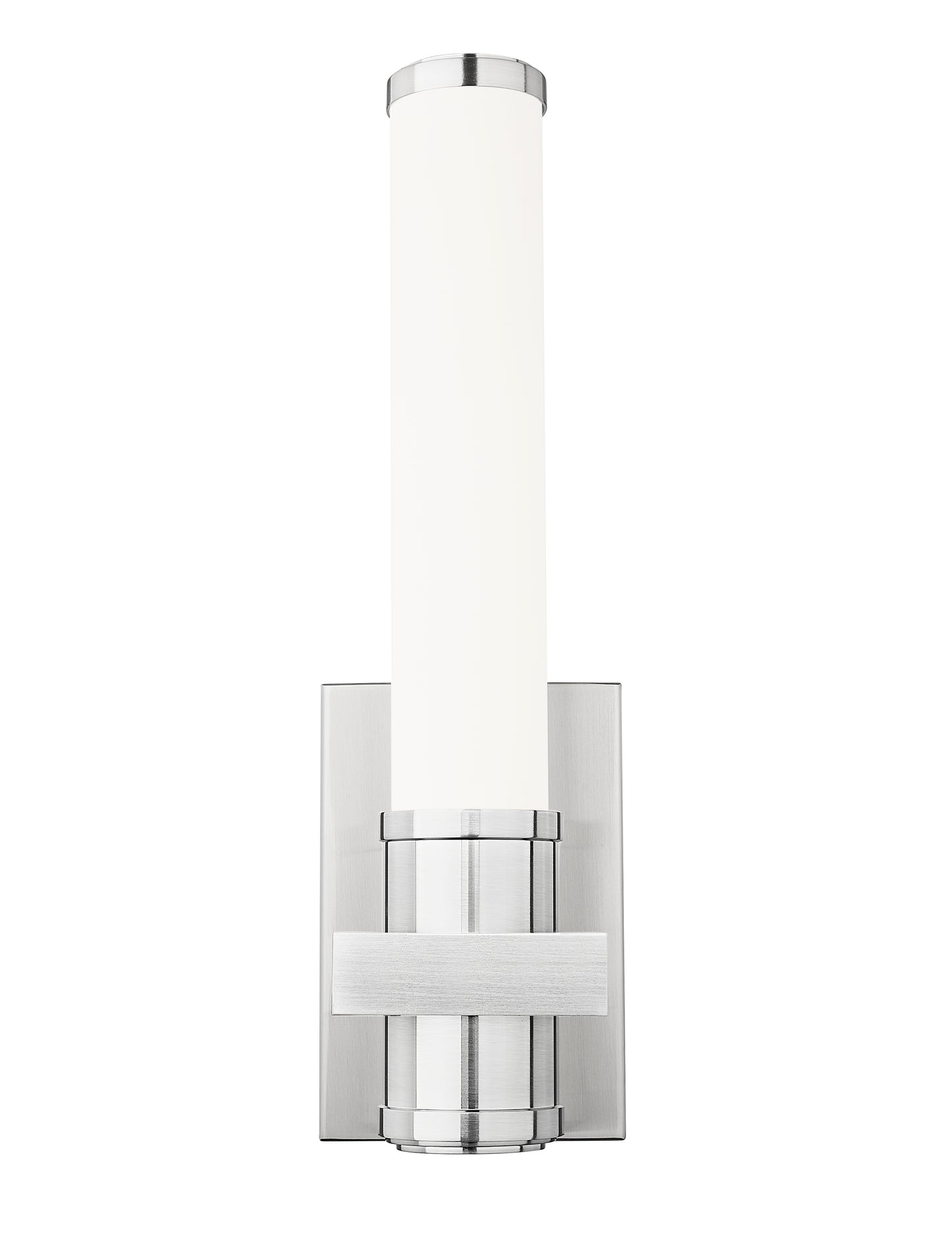 1019-1S-BN-LED - Idris 1 Light Wall 16" Sconce - Brushed Nickel